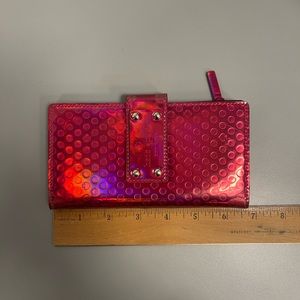 Kate spade check book wallet